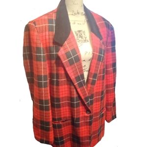 Casablanca II Plaid Blazer